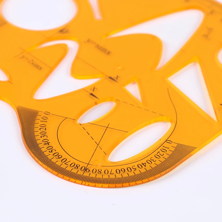 1 шт. пластиковая линейка трафарет измерительный инструмент для рисования много