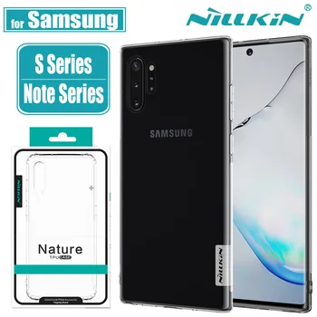 

Nillkin Clear Soft TPU Case for Samsung Galaxy Note 10 9 8 S10 S9 S8 Plus 5G S10E S7 Edge Silicone Full Cover Back Case Shell