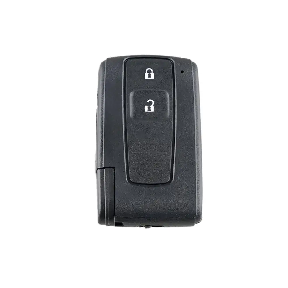 2 кнопки мини дистанционный ключ чехол для Toyota Prius Corolla Verso Toy43 лезвие