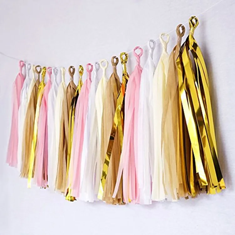30sets diy 35cm paper Tassels Balloon Wedding festival children's party
