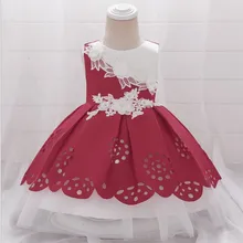 LOOZYKIT/ г.; кружевное платье для маленьких девочек; торжественное вечернее свадебное платье; платье-пачка принцессы с цветочным узором для девочек; Новогодняя праздничная одежда; Vestidos
