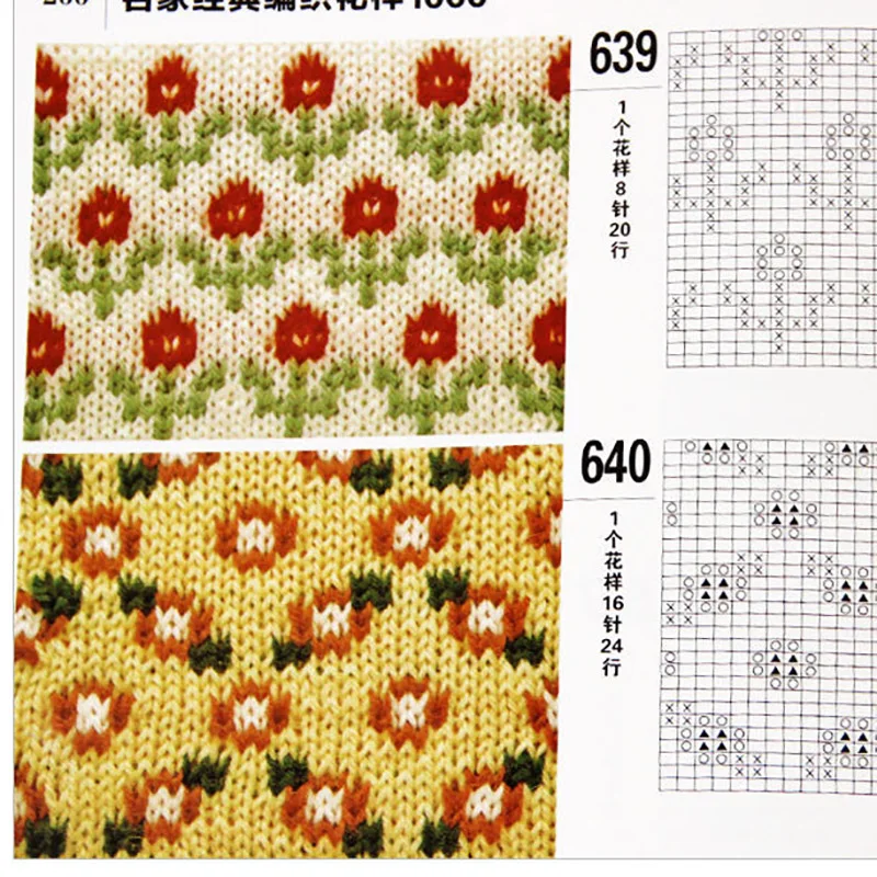 Knit Sweater Tutorial Book Sweater Knitting 1000 different Pattern Book / Hooked Need And knitting needle Skill Textbook