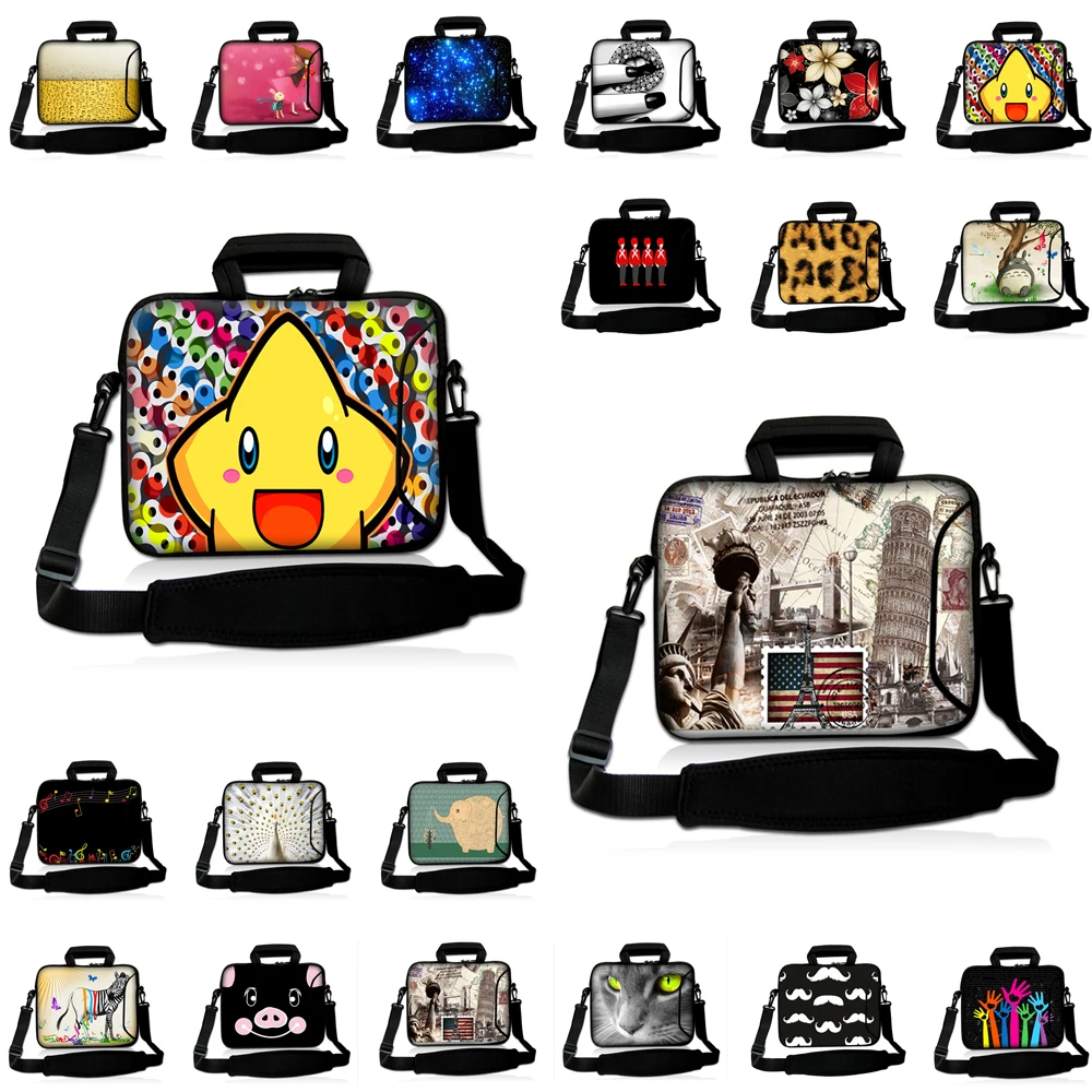Laptop Bag 10 12 14 17inch Waterproof Notebook Shoulder Messenger Case For Macbook Air Pro 13.3 15 16 Computer Handbag Briefcase