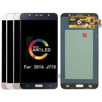 

LCD display touch screen digitizer adjustable brightness component suitable for Samsung Galaxy J7 2016 J710FN J710F J710M J710