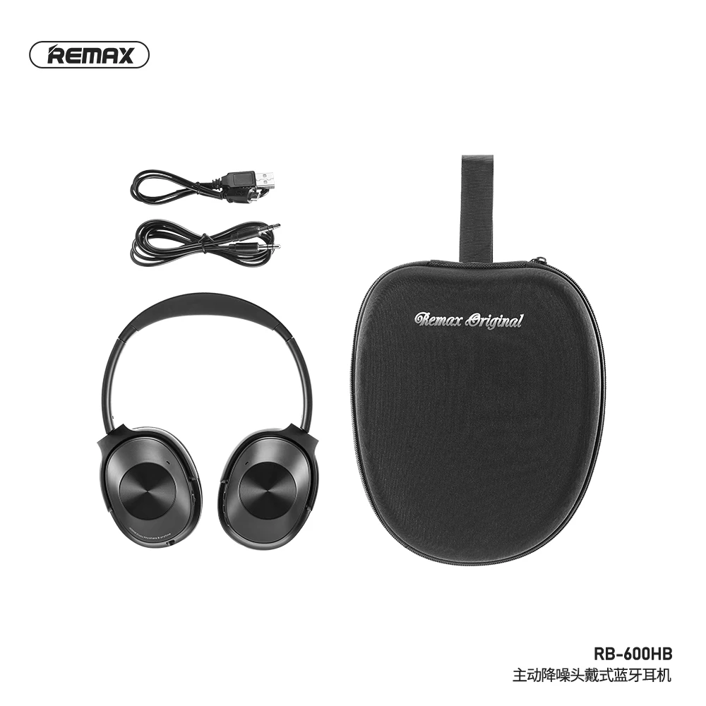 Remax Active Noise Cancellation (ANC) Wireless Headphone Remax RB-600HB ...