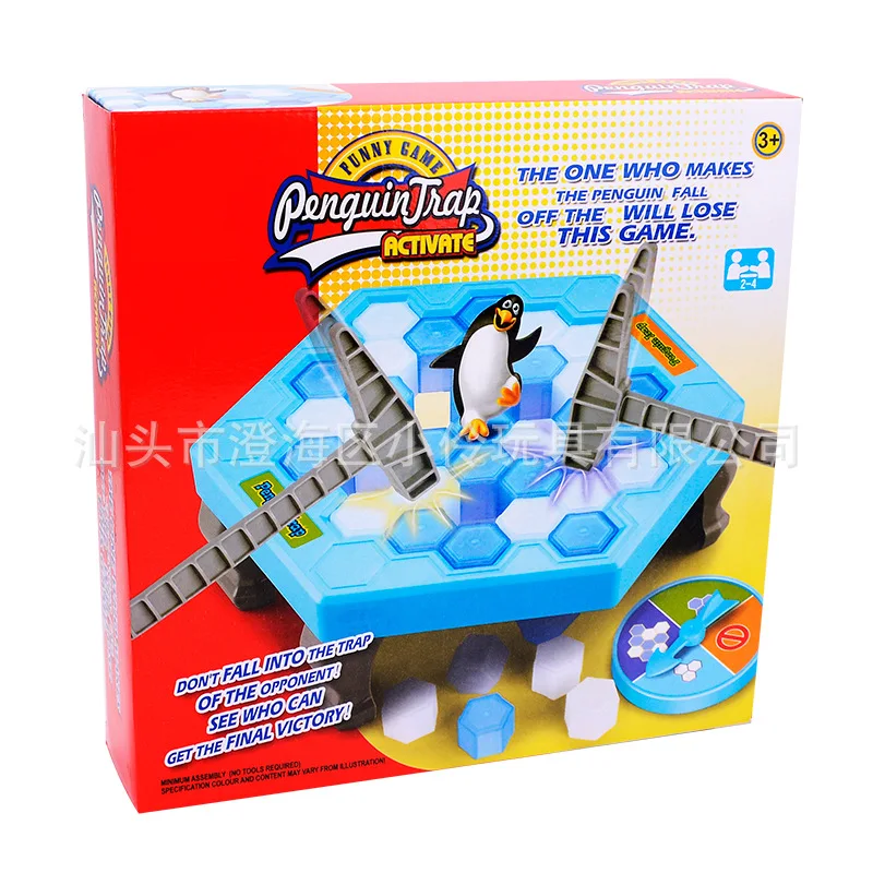 

Save Penguin Ice-Breaking Taiwan Beat Penguin Penguin qiao bing Children Puzzle Parent And Child Board Game Douyin Toy