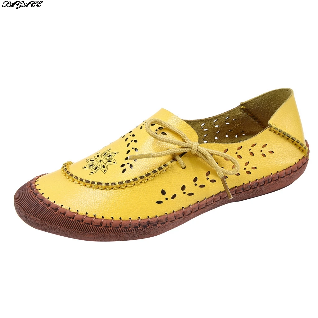 Women's flat beanie shoes soft bottom casual hollow single shoes women's shoes plus size soft bottom 2020 Women's flat beanie shoes soft bottom casual hollow single shoes women's shoes plus size soft bottom 2020