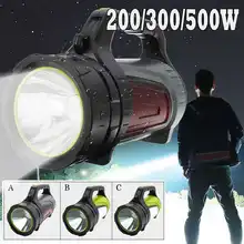 10000 мАч перезаряжаемый светодиодный фонарик, портативные прожекторы, наружный фонарик для охоты, кемпинга, фонарь, прожектор