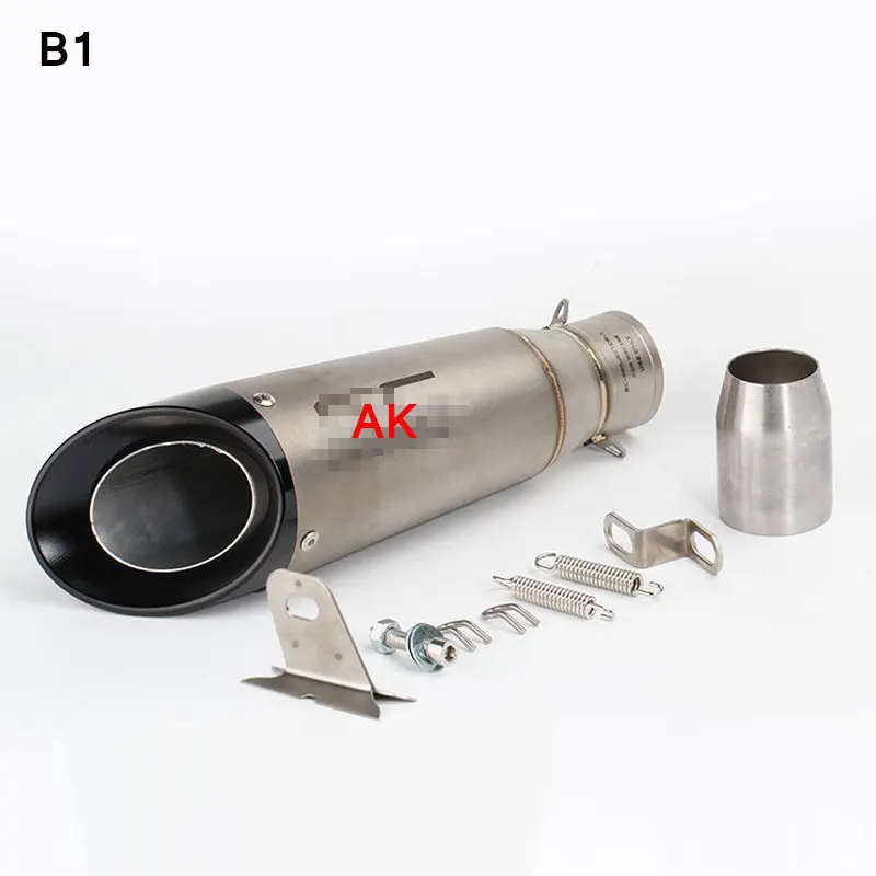 Echappement Escape Moto Akrapovic выхлопная труба мотоцикла Slin на трубе Кроссовый глушитель питбайк скутер для trk 502 msx 125 MT07 ATV