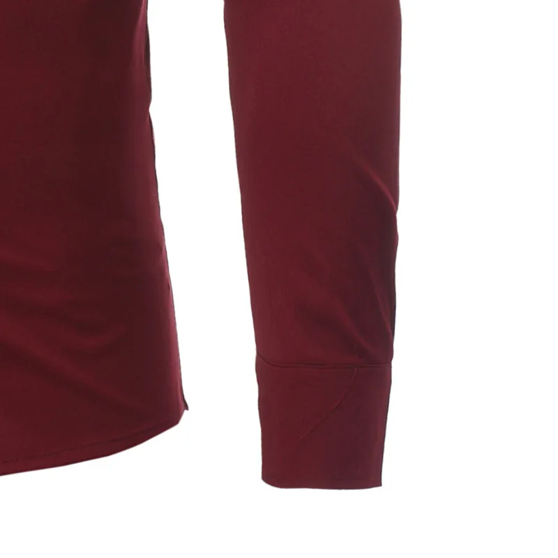 Shenrun модные мужские рубашки с длинными рукавами и воротником-стойкой, Мужское пальто с вышивкой, вечерние рубашки, винно-красного, черного, белого цвета