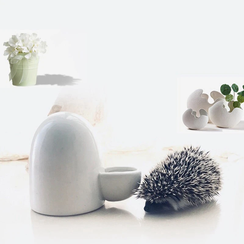 

Animal Automatic Ceramic Water Bottle Silent Little Pet Drinking Bottle Food Dispenser For Bird/Hedgehog/Hamster/Small Animal