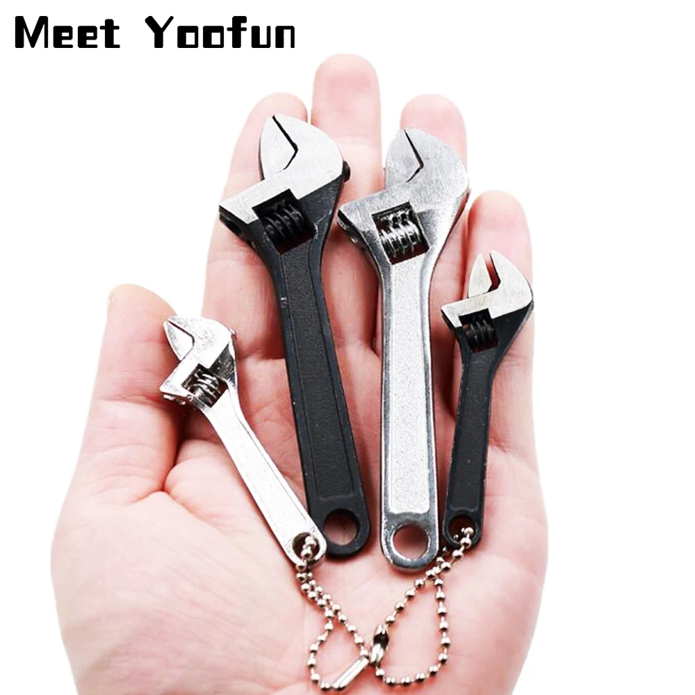 

2.5- 4 Inch Mini Adjustable Wrench Professional Torque Wrench DIY Spanner Hand Tool