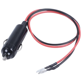 

Black low voltage DC12V car cigarette lighter plug cable connection