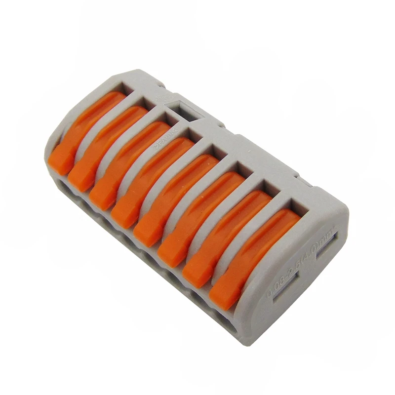 Компактный проводной разъем проводки, проводниковый блок 0,08-2.5mm2 214 218 222 412 222 413 222 415 SPL-2 3 - Цвет: Слоновая кость