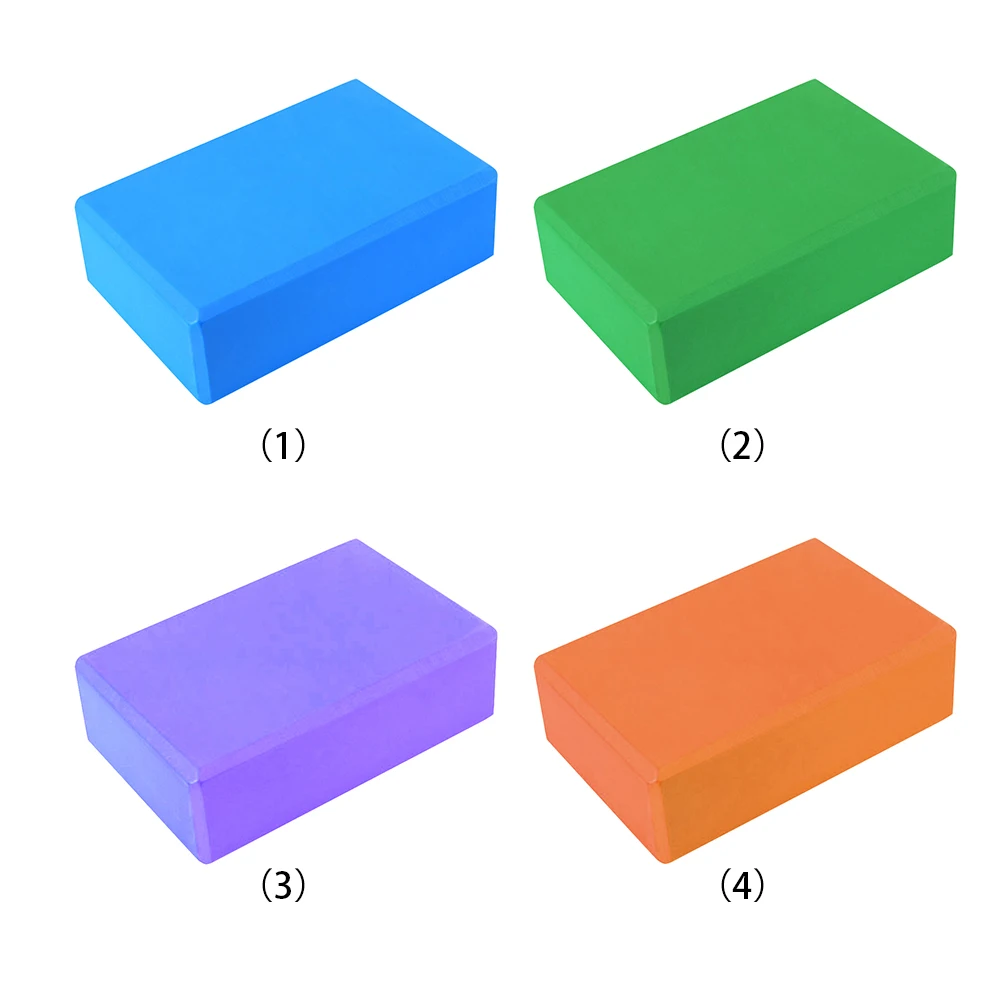 EVA блоки Для Йоги Спортивные Упражнения Тренажерный Зал пена тренировки блок для растяжки тела формирование здоровья тренировочные блоки для фитнеса