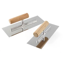 1 шт. нержавеющая сталь профессиональная кладка шпатель цементный скребок грязевая доска строительный инструмент для штукатурки с пластиковой ручкой