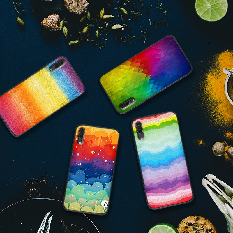 Милый аниме конфеты мягкий силиконовый телефон чехол для huawei P10 P20 2019 P8 P9 Mini P30 LITE P