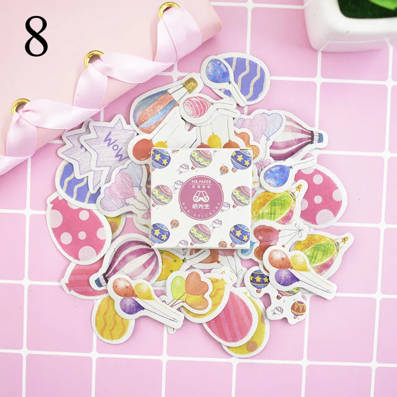 8 40 шт. милые канцелярские наклейки s Kawaii КИТ наклейка s пуля бумага для журнала наклейка для малыша DIY Скрапбукинг ежедневник, альбомы - Цвет: 8