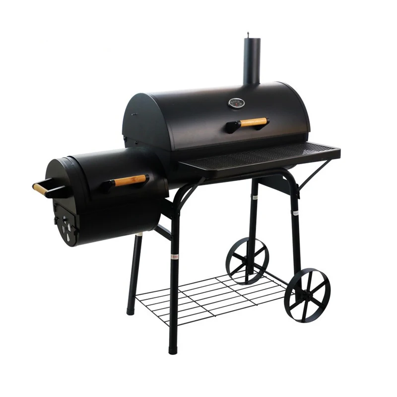 

BBQ Grills Courtyard Outdoor Charcoal Household Grill Small M Size Hotel Villa Commercial BBQ Grill Smoker for 8-18 people