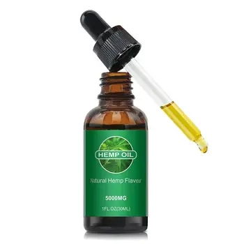 

5000mg Hemp Oil Extract for Pain & Stress Relief Organic Bio-active Hemp Cbd Oil Drops Help Sleep Herbal Essence Dropshipping