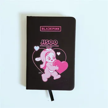 

KPOP Kawaii Cute BLACKPINK JENNIE JISOO LISA ROSE PU Notebook Daily Weekly Planner Note Book Time Organizer School Supplies