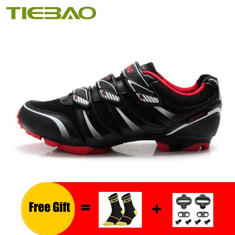 TIEBAO Mountain Bike Shoes Men Cycling Sneakers Sapatilha Ciclismo Mtb Self-locking Outdoor Sport Pro Riding Bicycle | Спорт и