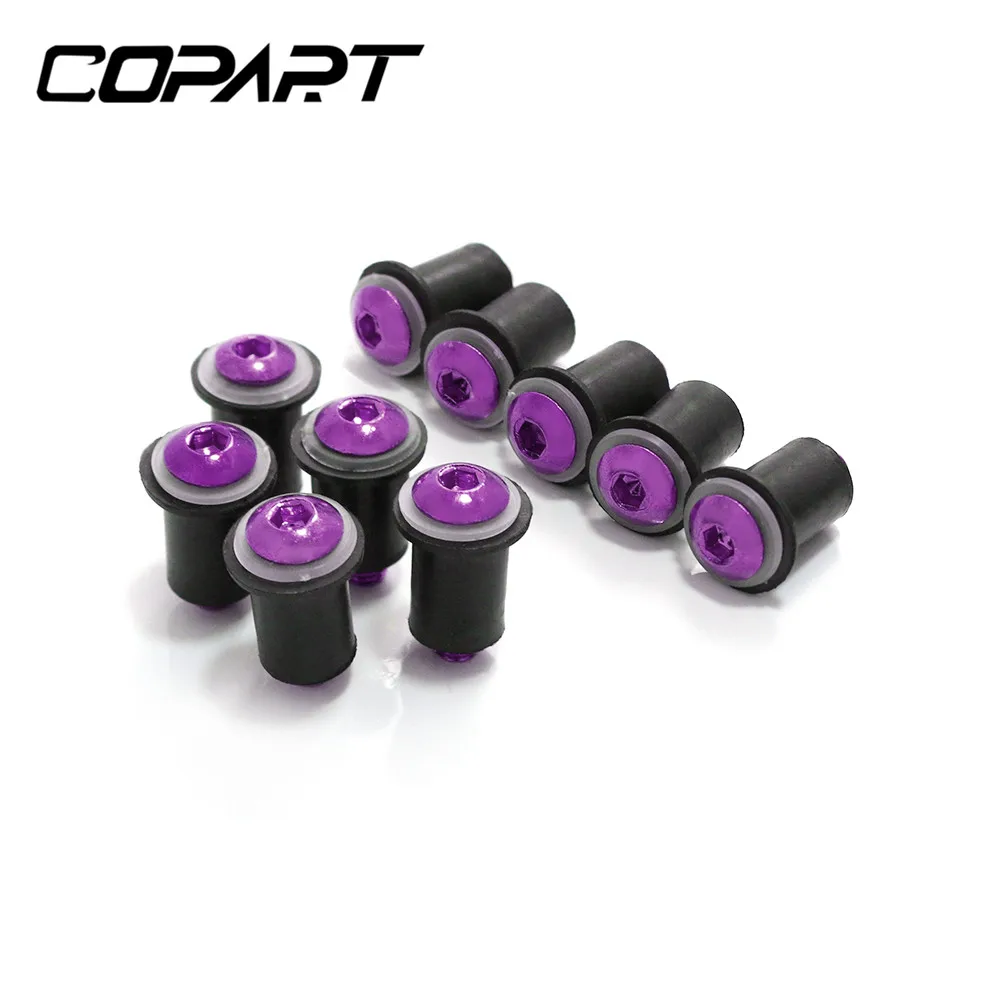 Болты для лобового стекла мотоцикла 10 шт./компл. M5X15mm обтекатель винтовая гайка