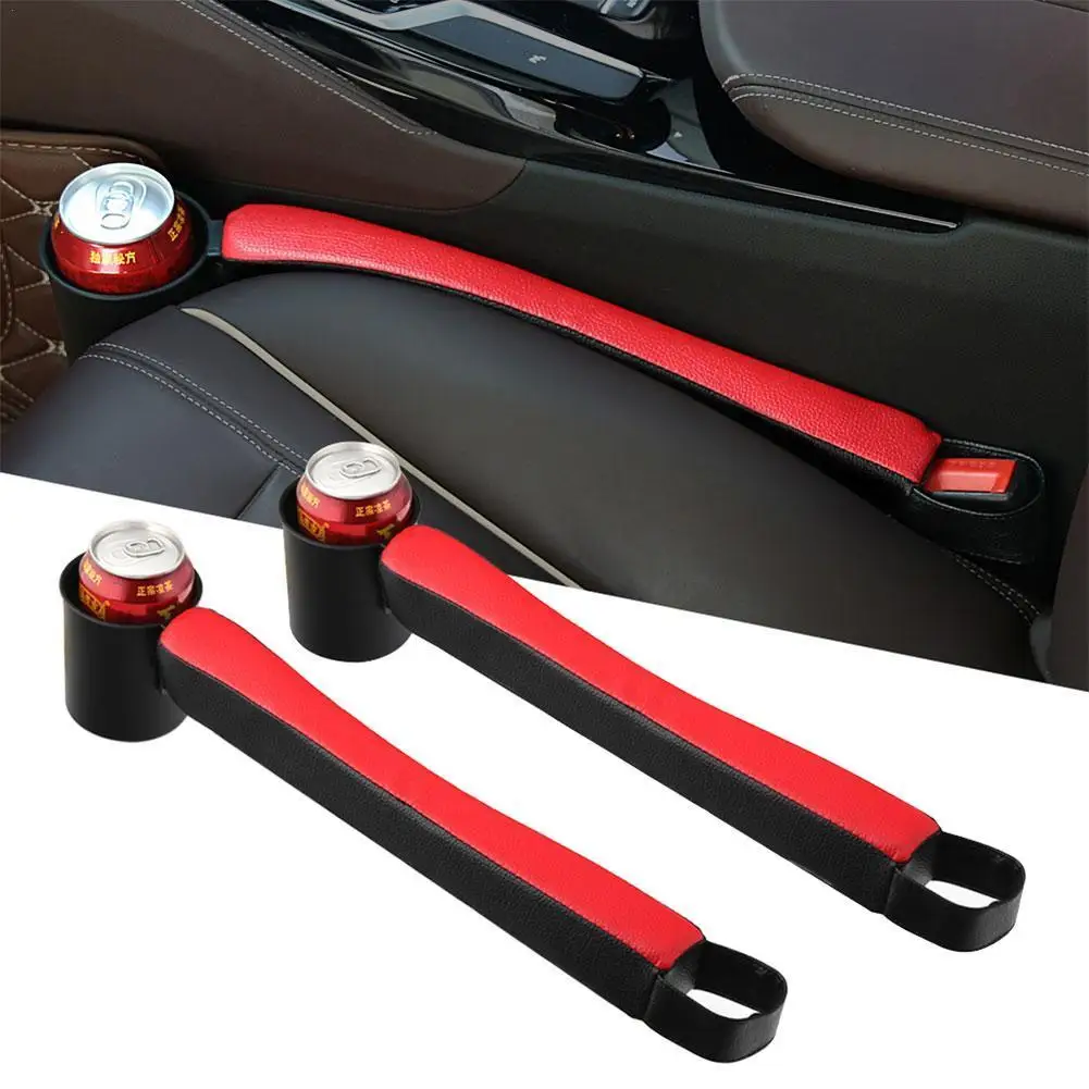 Seat Plug Strip Cup Holder Leakage Car Organizer Crevice Storage Box Gap Slit Filler Holder Wallet Phone Pocket Auto Accessories