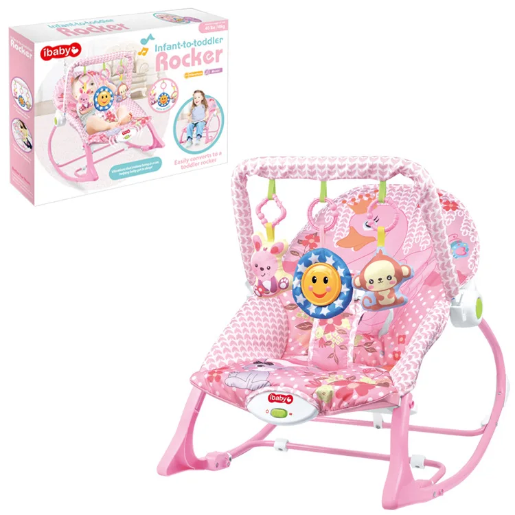 IBaby tao le er детское кресло-качалка многофункциональная музыкальная вибрационная Колыбель детская повседневная
