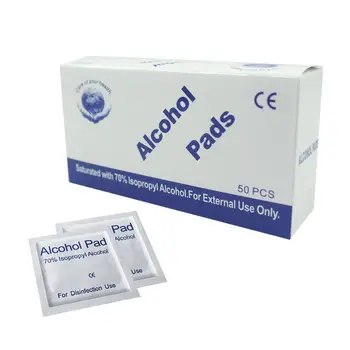 

50Pcs/Set Disposable Disinfection Sterilization Alcohol Swab Pads Wipes Cleanser