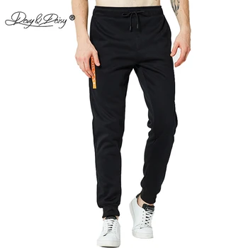 

DavyDaisy Trend Men Brand Casual Sweatpants Spring Solid Streetwear Ankle-Length Pants New Male Fashion Trousers MK003