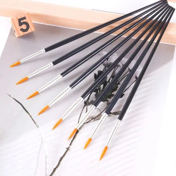 

High quality 100Pcs Hand-painted Thin Hook Line Pen Drawing Art Pen Art Nylon Brush Art Supplies Nylon Brush Special