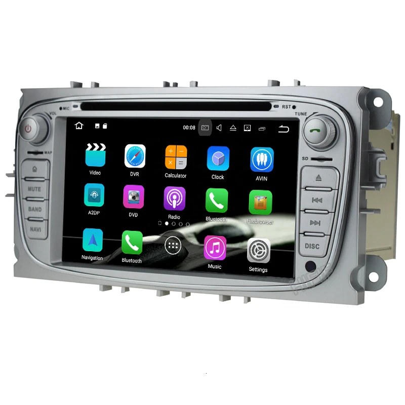 Clearance 4+64G 6 Core android 9.0 car dvd for Ford focus Mondeo S-max smax Kuga c-max gps intelligent radio video wifi multimedia player 3