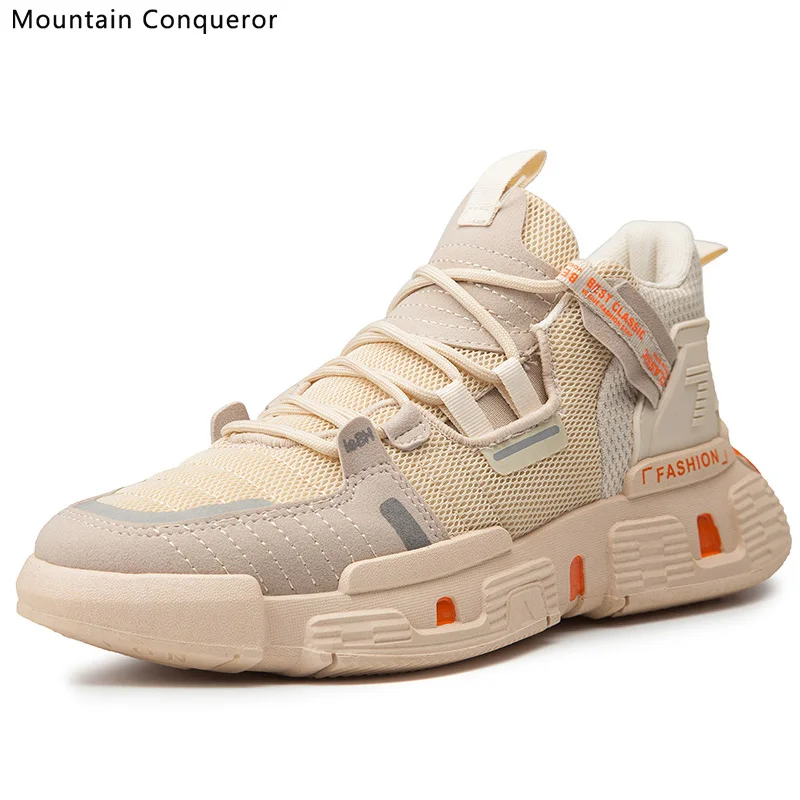 

Mountain Conqueror Men Sneakers Trend Trainers Sneaker Ins Fashion Shoes Mixed Color Vulcanized Shoes Male Tenis footwear