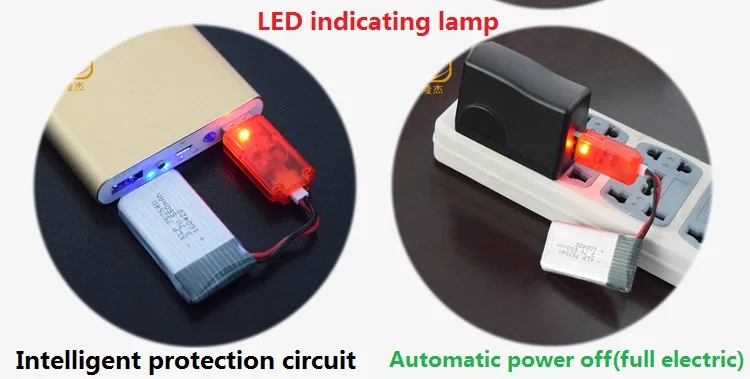 3,7 V Lipo зарядное устройство USB зарядное устройство для Syma X5C X5SC XH штекер Lipo зарядное устройство 3,7