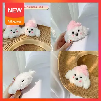 

Cute Plush Wireless Earphone Case For Apple AirPods Cover Case Charging 3 Headphones accessories For Airpods Protective J9S1