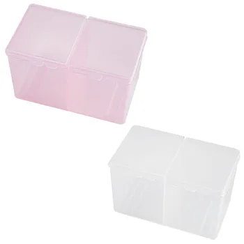 

Clear Cotton Swab Organizer Holder Cotton Pad Storage Box Transparent Remover Paper Makeup Desktop Tool Jewelry Case Container