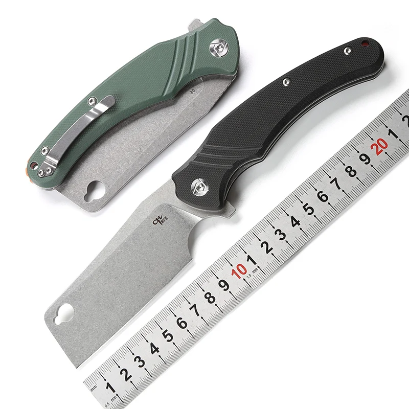 

CH original 3531Flipper folding knife D2 Blade ball bearings G10 handle outdoor hunting Camp survival pocket Knives EDC tools