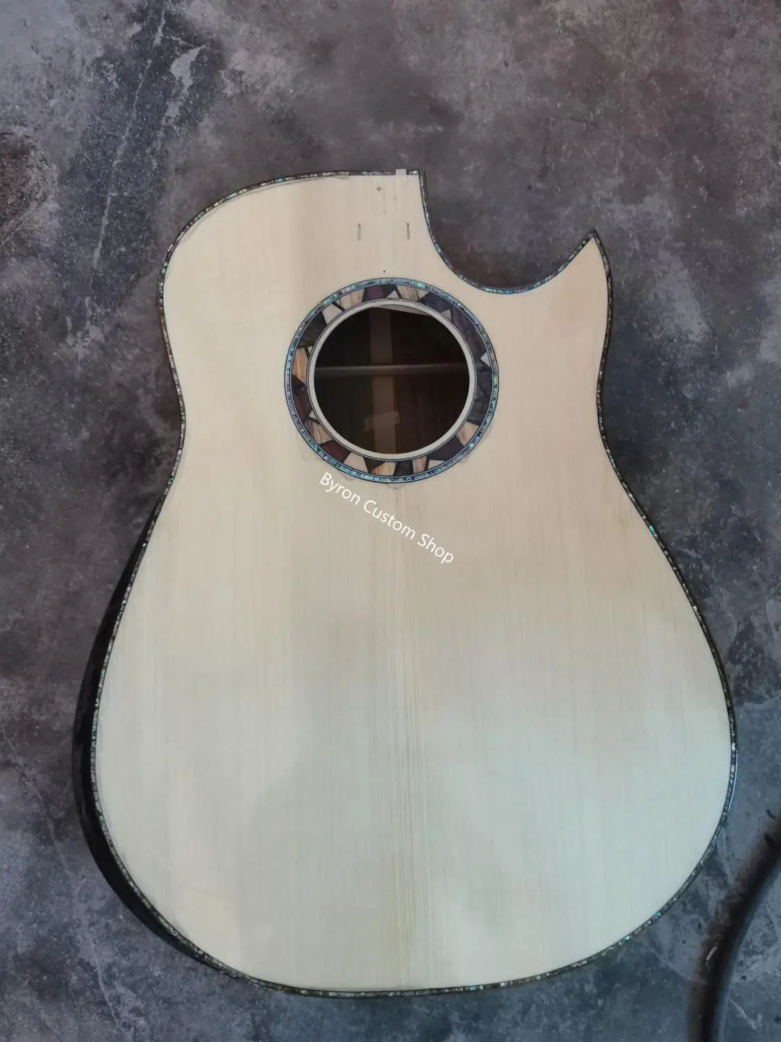 

free shipping solid wood customized 41 inches acoustic guitar DIY Custom armrest Guitarra handmade acoustic electric guitar