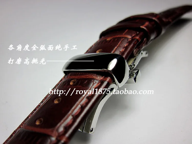 

Watch Strap Quick Release Genuine Leather Waterproof Wrist Bands Butterfly buckle 18mm 20mm 22mm Male high quality Watch belt