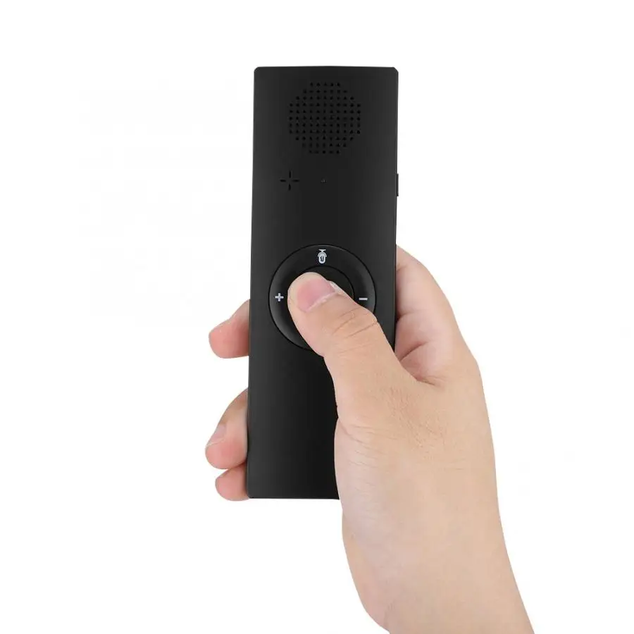 

Black T13 Portable Translation Intelligent Voice Global Multi-languages Real-time Business Meeting Travel Translator