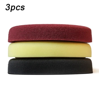 

3PCS Car Foam Drill Polishing Pad Kit Sponge Buffing Pads Foam Kit 7" Sanding Disc For Car Waxing Sealing Glaze Waxing Buffing