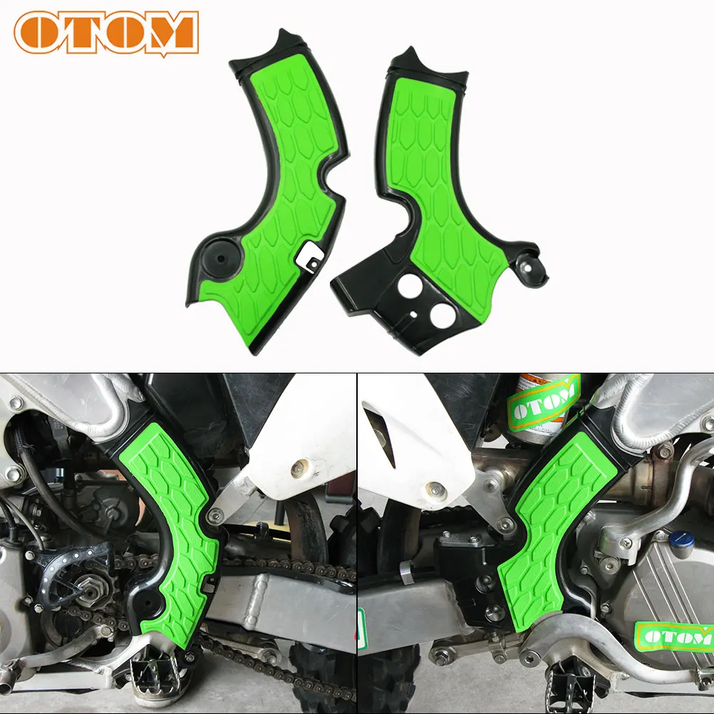 Защитный чехол OTOM X Grip для KAWASAKI KX250F 15 18 KX450F 2009 Pit Dirt Bike MX frameguard мотокросса|Накладки и