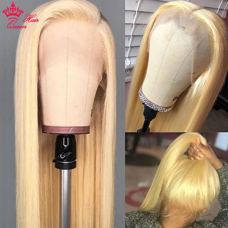 Lace Front Wig Real HD Blonde 100% Human Hair for Queen Hair lace front wigs human hair wig