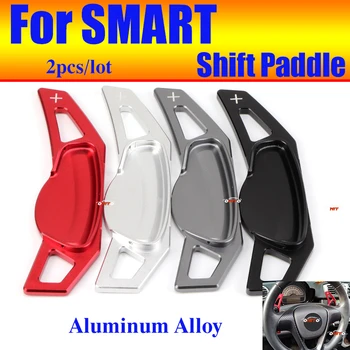 

Car Interior Accessory Shift Paddle Aluminum alloy Extension Shifter 2pcs/lot Fit For SMART FORTWO 2009-2017 FORFOUR 2015-2017