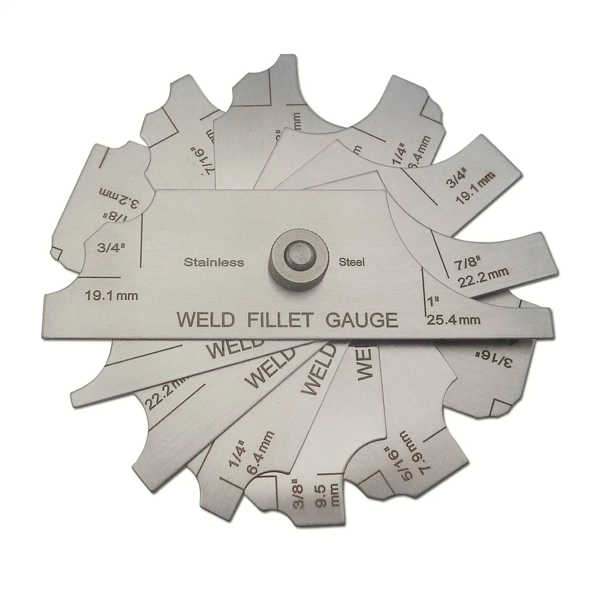 Welding Gauge Inspection Gage Weld Seam Bead Fillet Crown Test Ulnar Ruler Degree Angle Measure tool HI-LO Pipe Feeler Gauge 3