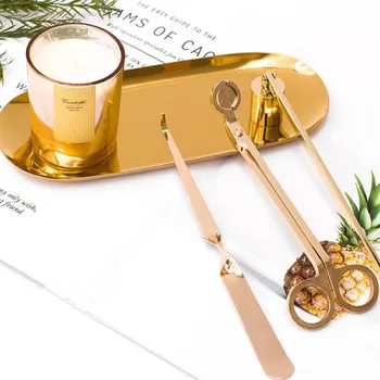 

4PCS Candle Extinguisher Candlelight Hook Candle Wick Candle Cut Candlestick Candle Tool Home Decoration Xmas Gift Girls Decor