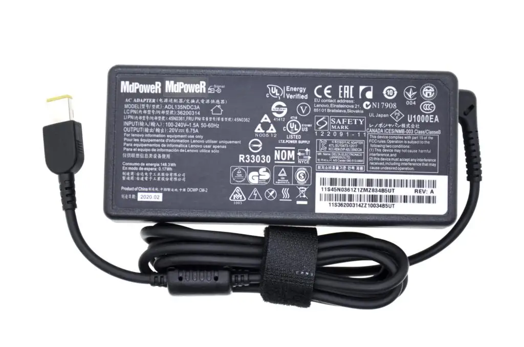 65W AC Adapter Charger For Lenovo ThinkPad T400 T410 T420 T430 - 20V 3.25A Power Cord 11 thumbnail image