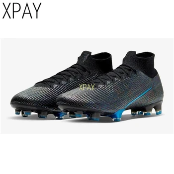

2020 Hot Sale Mens Soccer Cleats High Ankle Football Shoes Long Spikes Soccer Traing Boots For Men Women Soccer Shoes