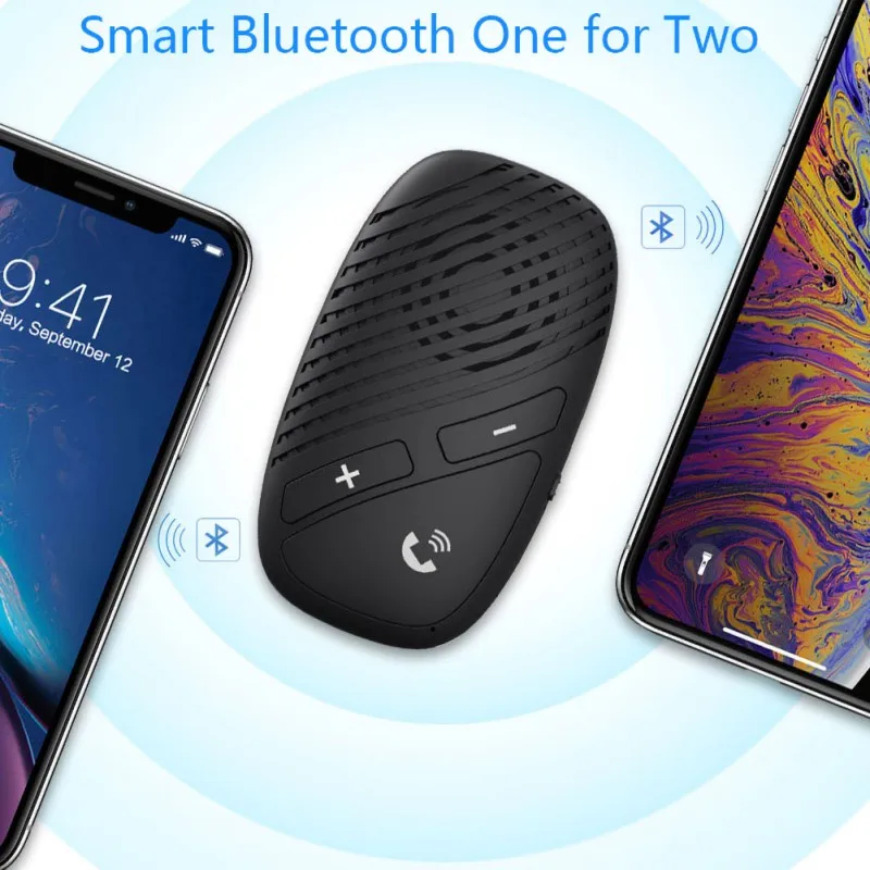 Новинка для Bluetooth 5,0 автомобильный передатчик приемник музыкальный плеер Hands Free вызов Беспроводной адаптер HW